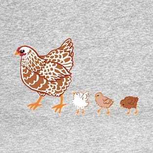 Chicken with Chicks T-Shirt